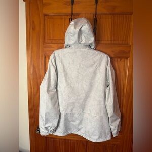 Eddie Bauer Cloud Gray Hooded XL Jacket Excellent Condition
